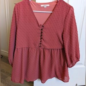 Mauve blouse